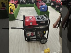 開いたフレームのディーゼル発電機