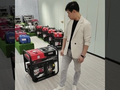 開いたフレームのディーゼル発電機