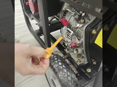 開いたフレームのディーゼル発電機