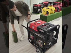 開いたフレームのディーゼル発電機