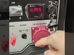 開いたフレームのディーゼル発電機