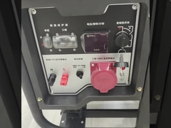 開いたフレームのディーゼル発電機