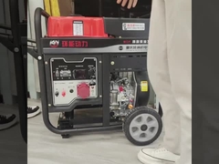 開いたフレームのディーゼル発電機