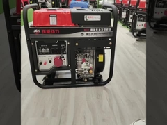 開いたフレームのディーゼル発電機